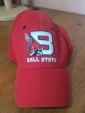 Ballstate Cardinals College One Fit Baseball Hat